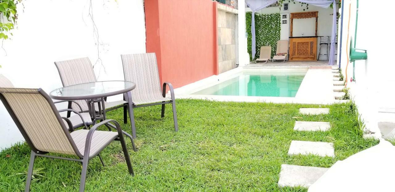 Casa Con Alberca Climatizada Privada Para 8 Personas Emiliano Zapata  Kültér fotó